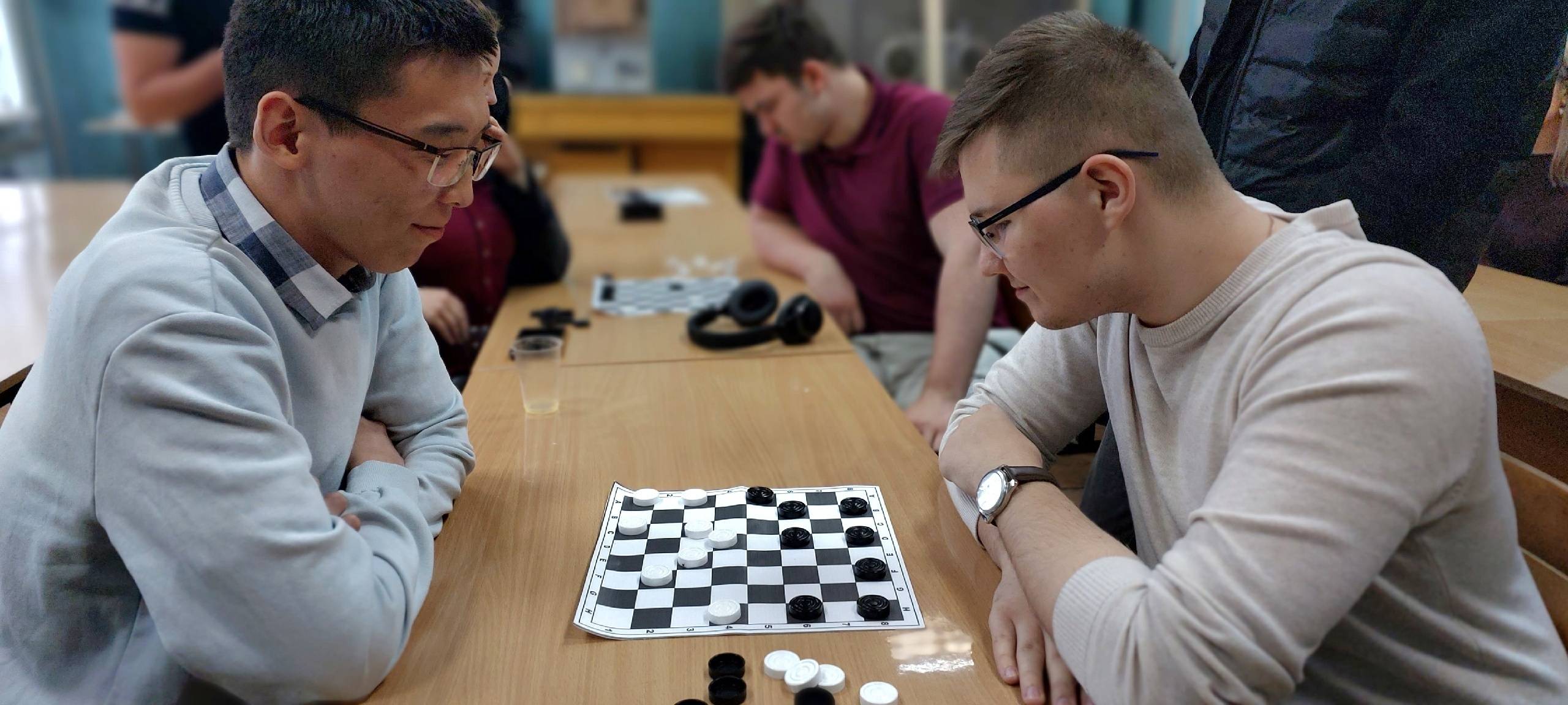 В Ступинском филиале МАИ прошёл весенний турнир по шашкам.