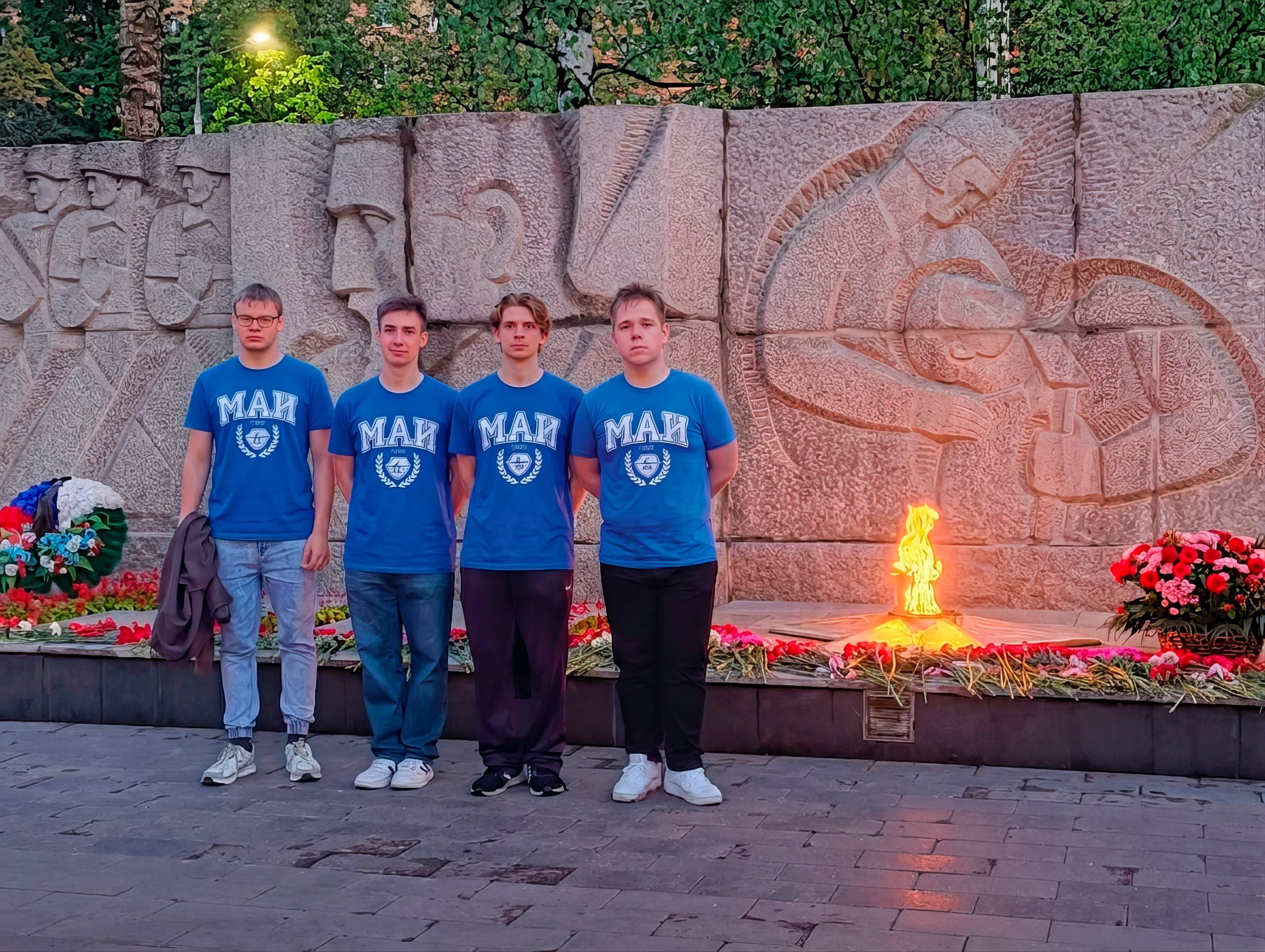 Студенты Ступинского филиала МАИ присоединились к патриотической акции «Огненные картины памяти»